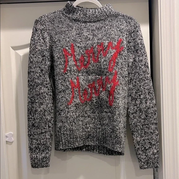 LOFT Merry Merry Chunky Knit Holiday Sweater - Picture 1 of 4